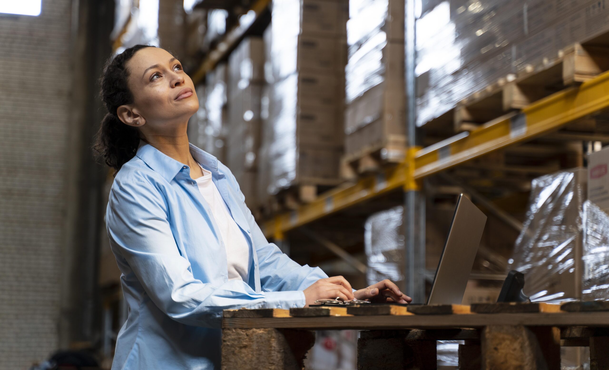 woman-working-warehouse